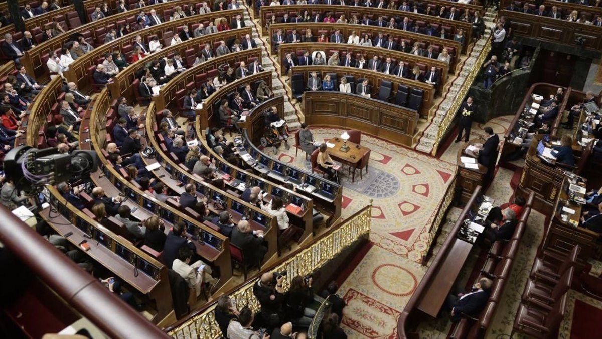 Imagen de archivo de una sesión del Congreso de los Diputados.