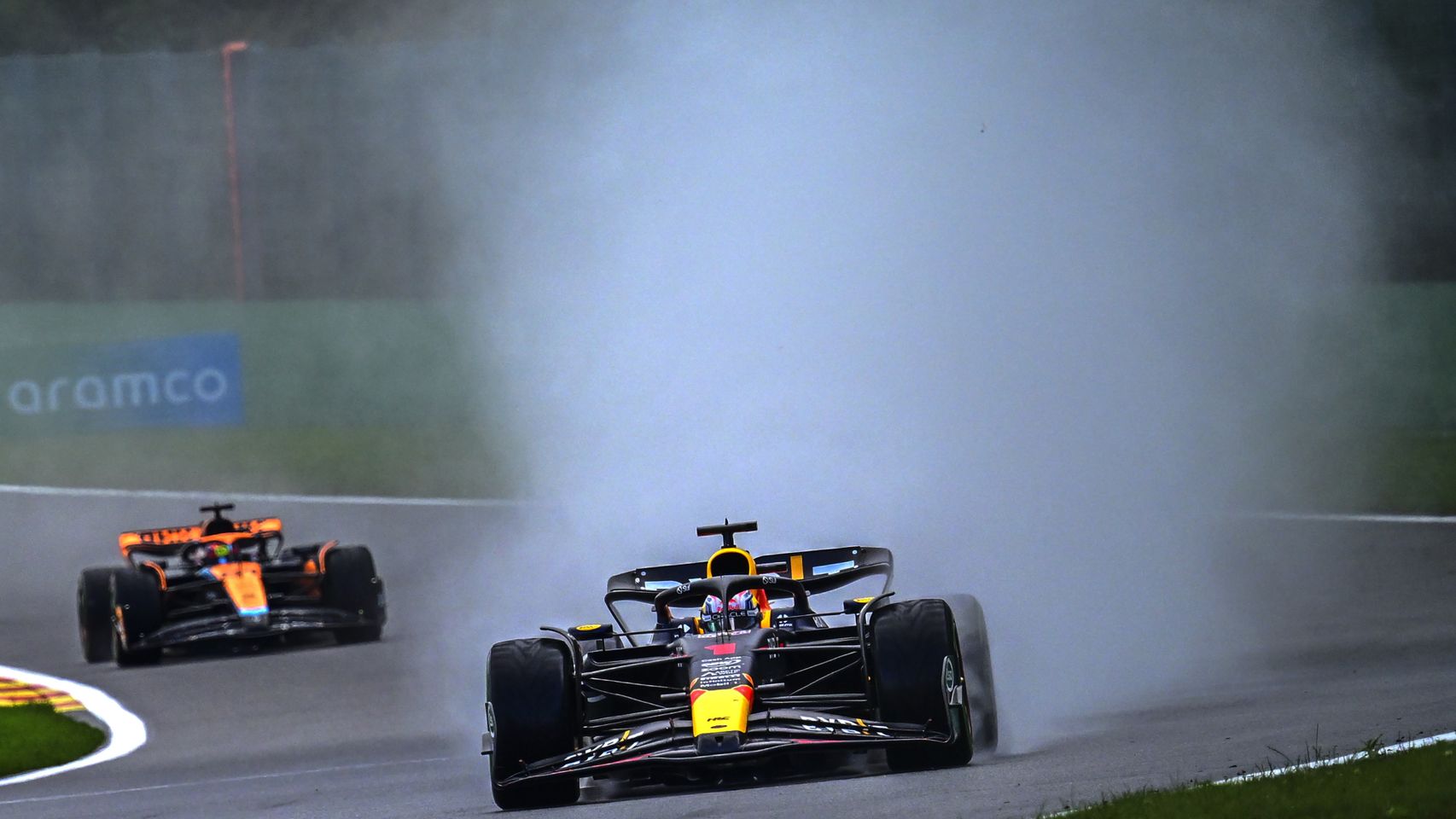 Verstappen, en la carrera al sprint del GP de Bélgica.
