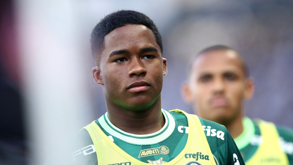 Endrick, en Palmeiras