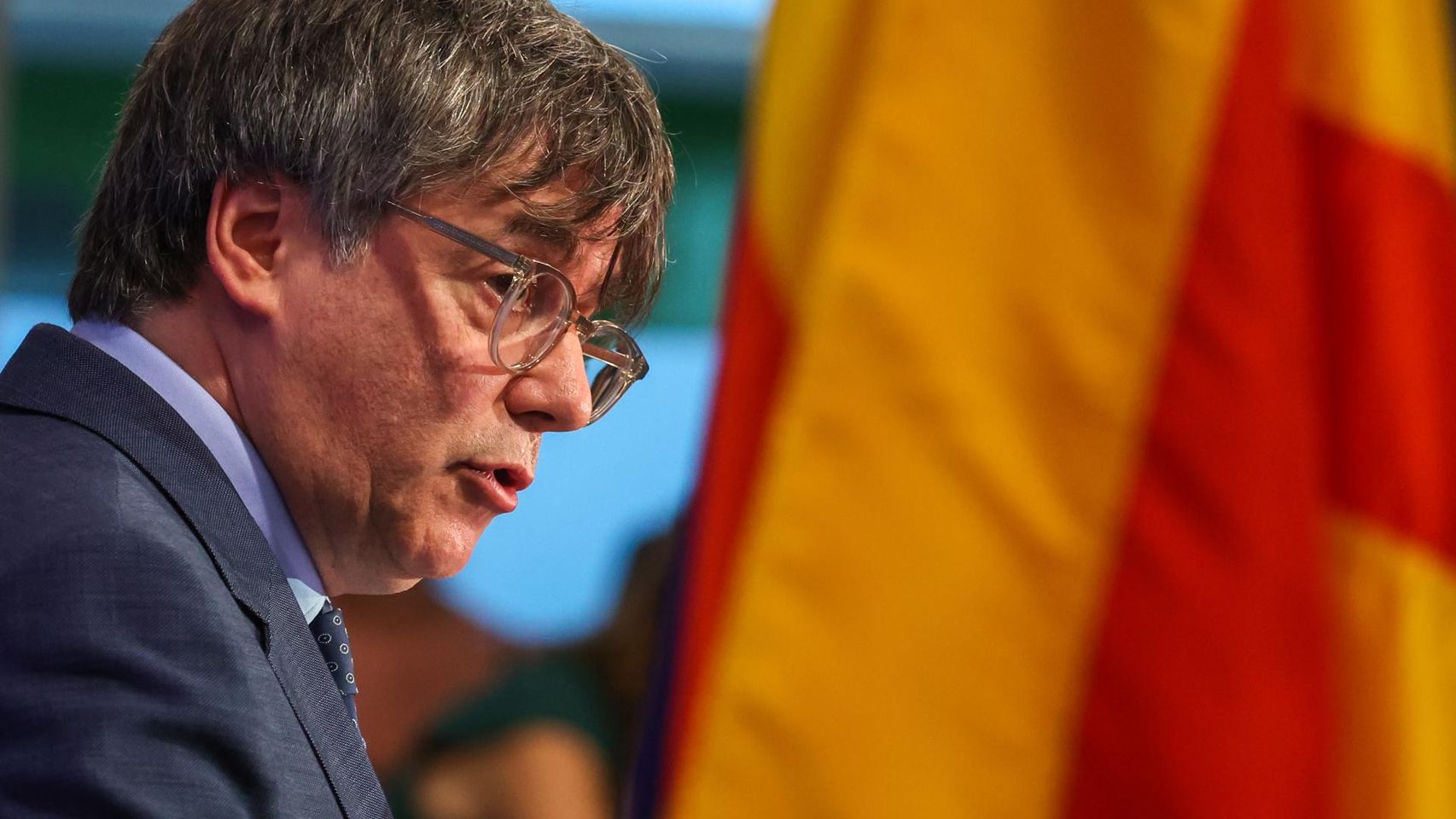 Carles Puigdemont, en Bruselas.