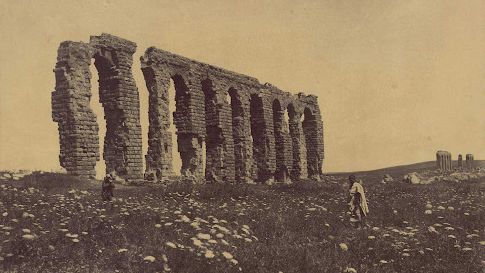 Acueducto romano. Planicie de Zaghouan, 1855-1892. Fotos: Museo Arqueológico Nacional