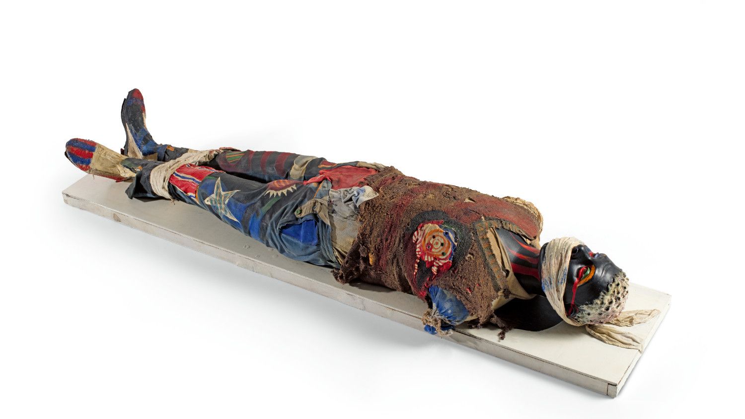 Lluís Güell: 'Negro herido de bala', 1965. Donación de Tànit del Mar Güell Damont, 2021, MNAC