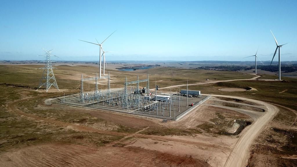 Una planta eléctrica, en Australia.