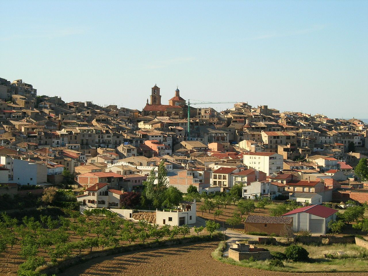 Panorámica de Calaceite (Teruel).