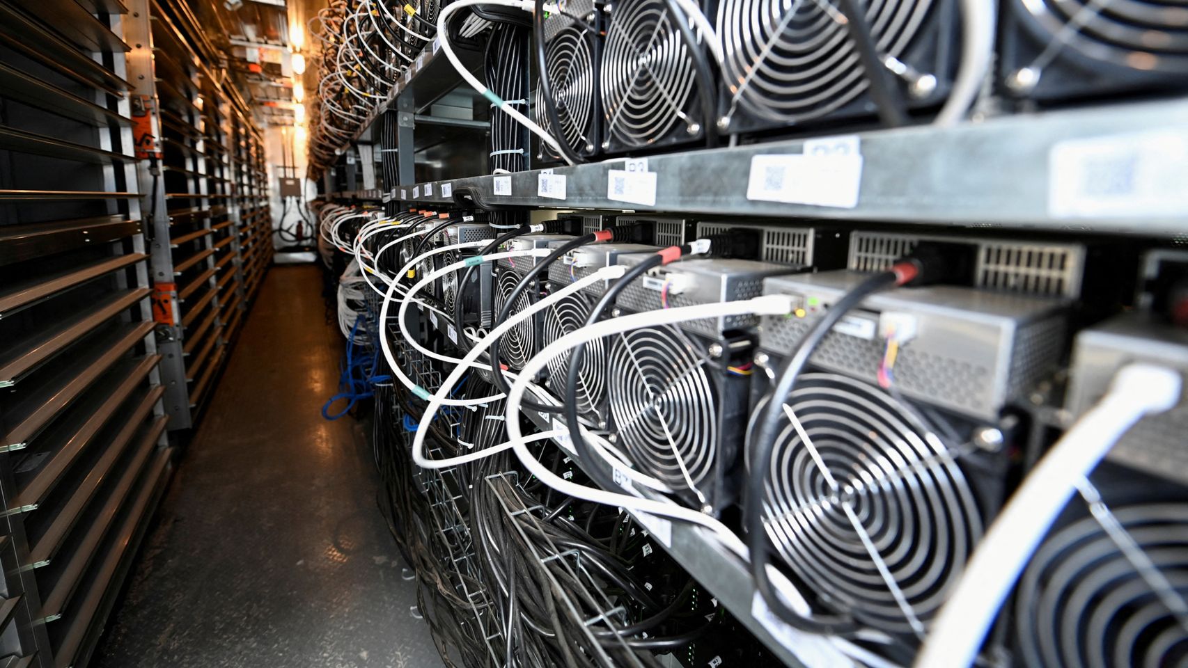 Una 'mina' de bitcoin en Pensilvania, Estados Unidos.