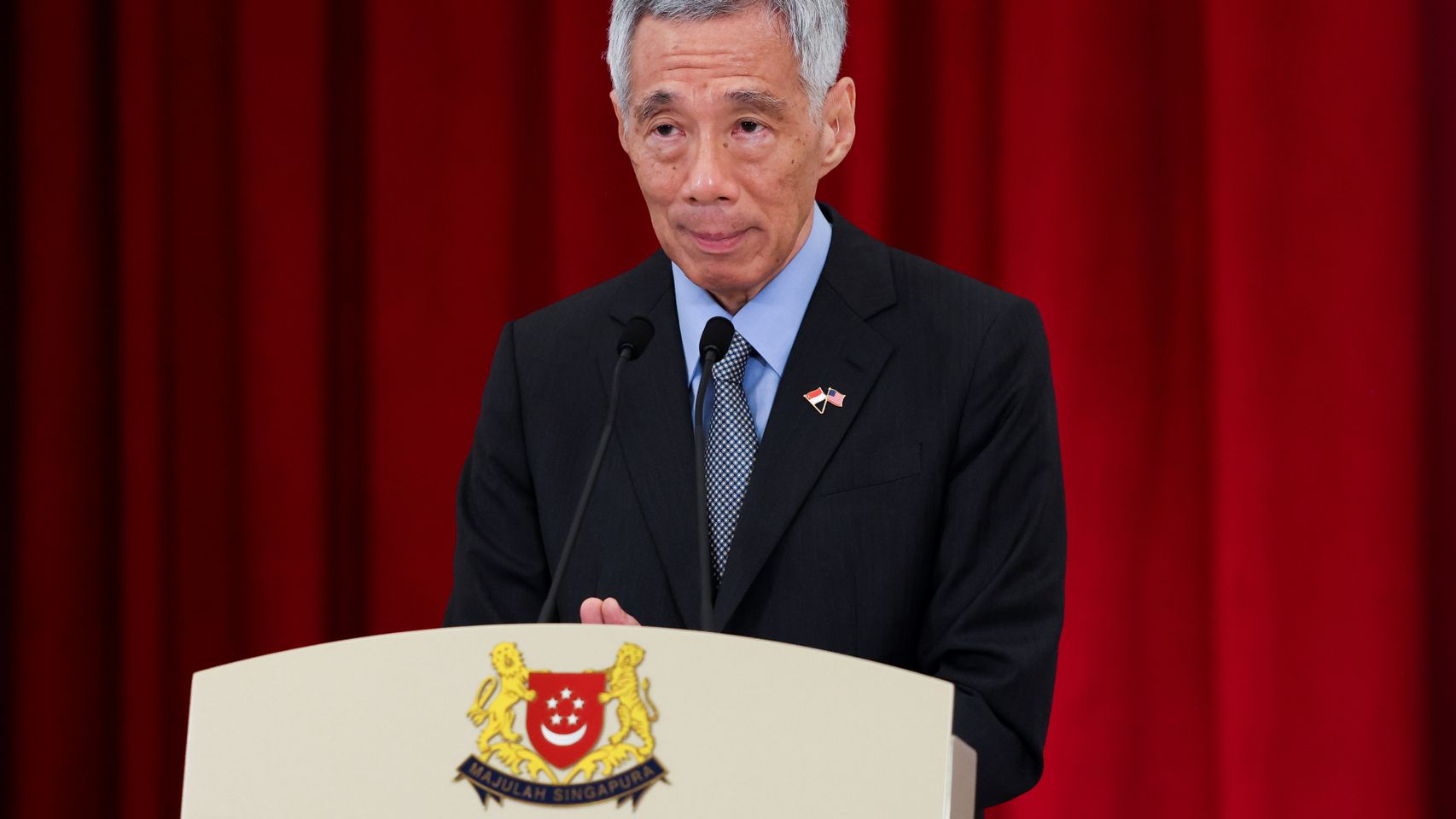 El primer ministro singapurense Lee Hsieng Long.