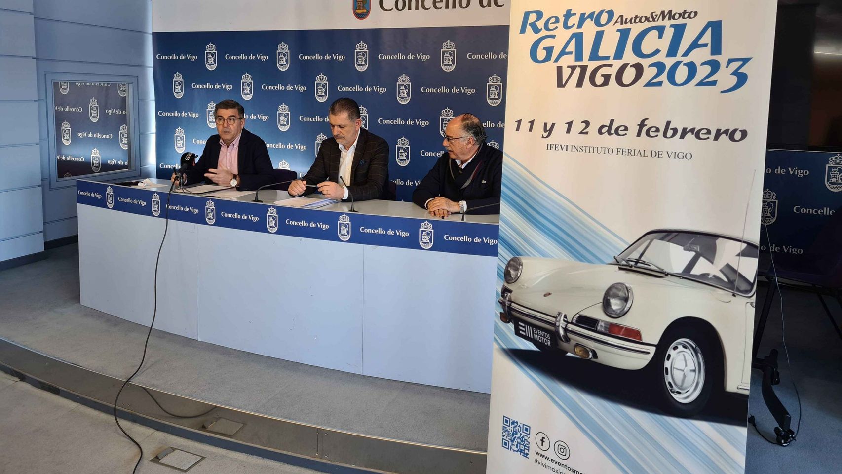 Presentación del salón Retro Galicia 2023.