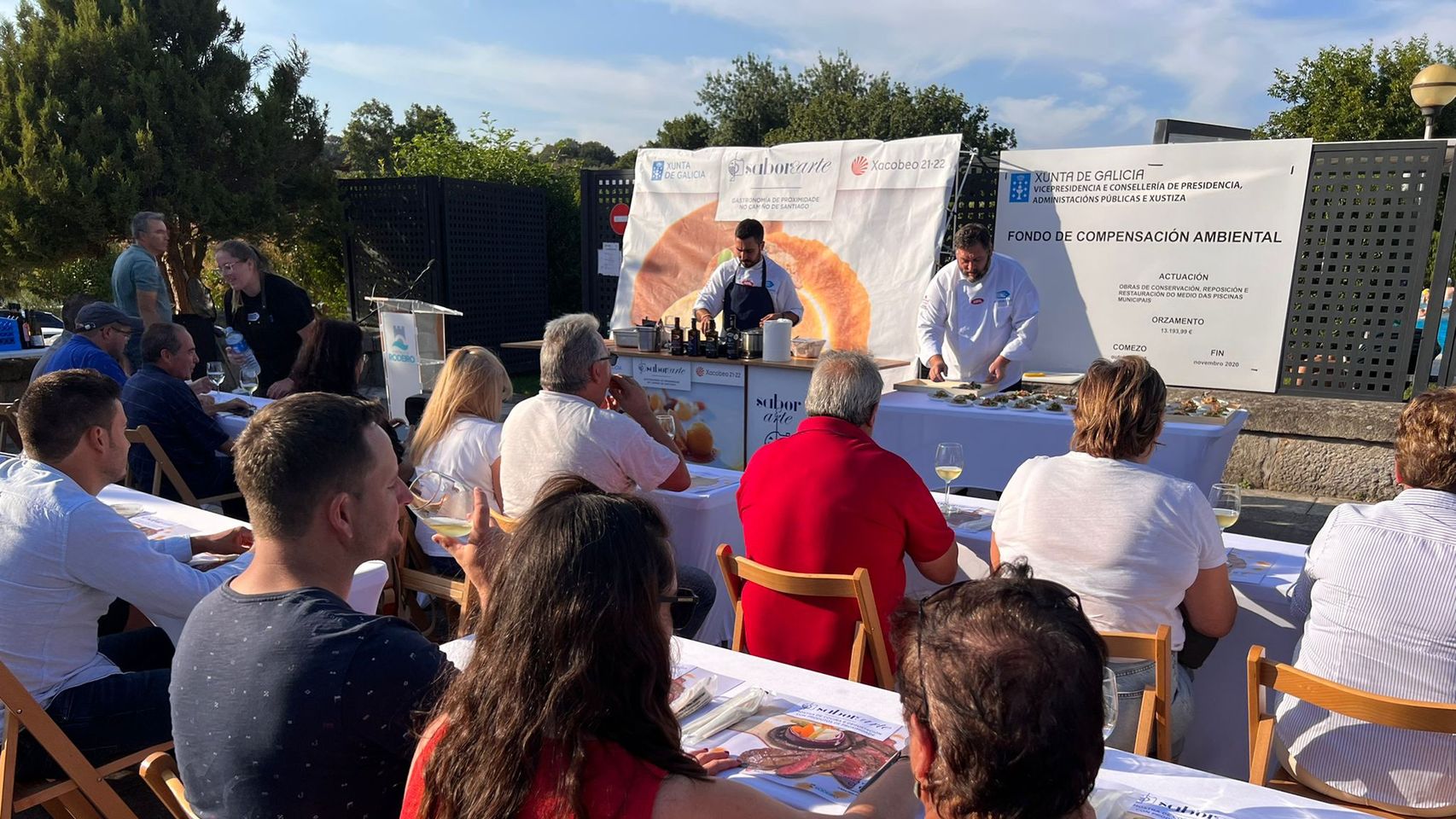 Evento ‘saborEarte’ en Rodeiro (Pontevedra).