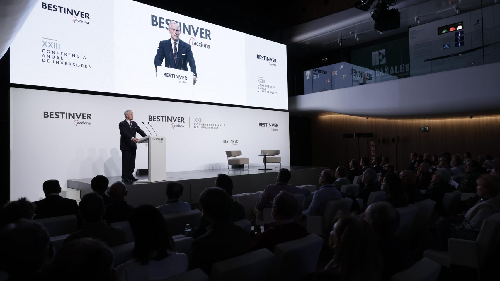 Enrique Pérez-Plá, CEO de Bestinver, durante una conferencia anual de la gestora.