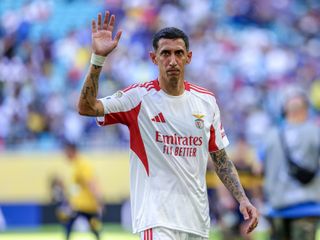 Di María, con el Benfica en el Mundial de Clubes