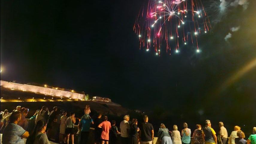 Los fuegos artificiales en Ciudad Rodrigo