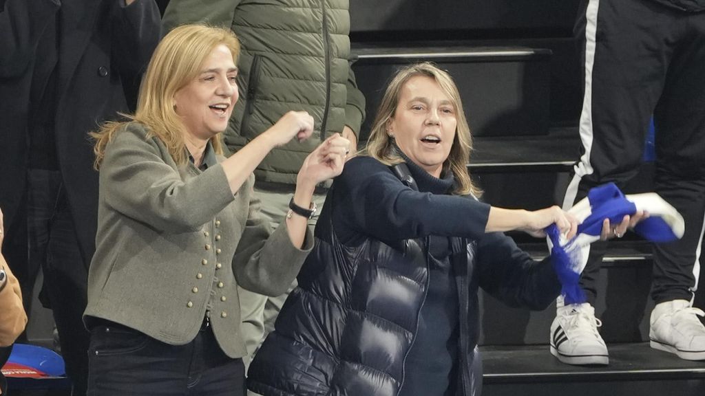 La infanta Cristina se ha vuelto a ver las caras con su exmarido en un partido del Fraikin BM Granollers.