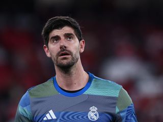 Cortés, durante un partido.