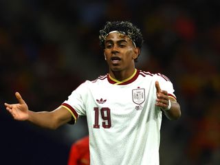 Lamine Yamal, con la selección