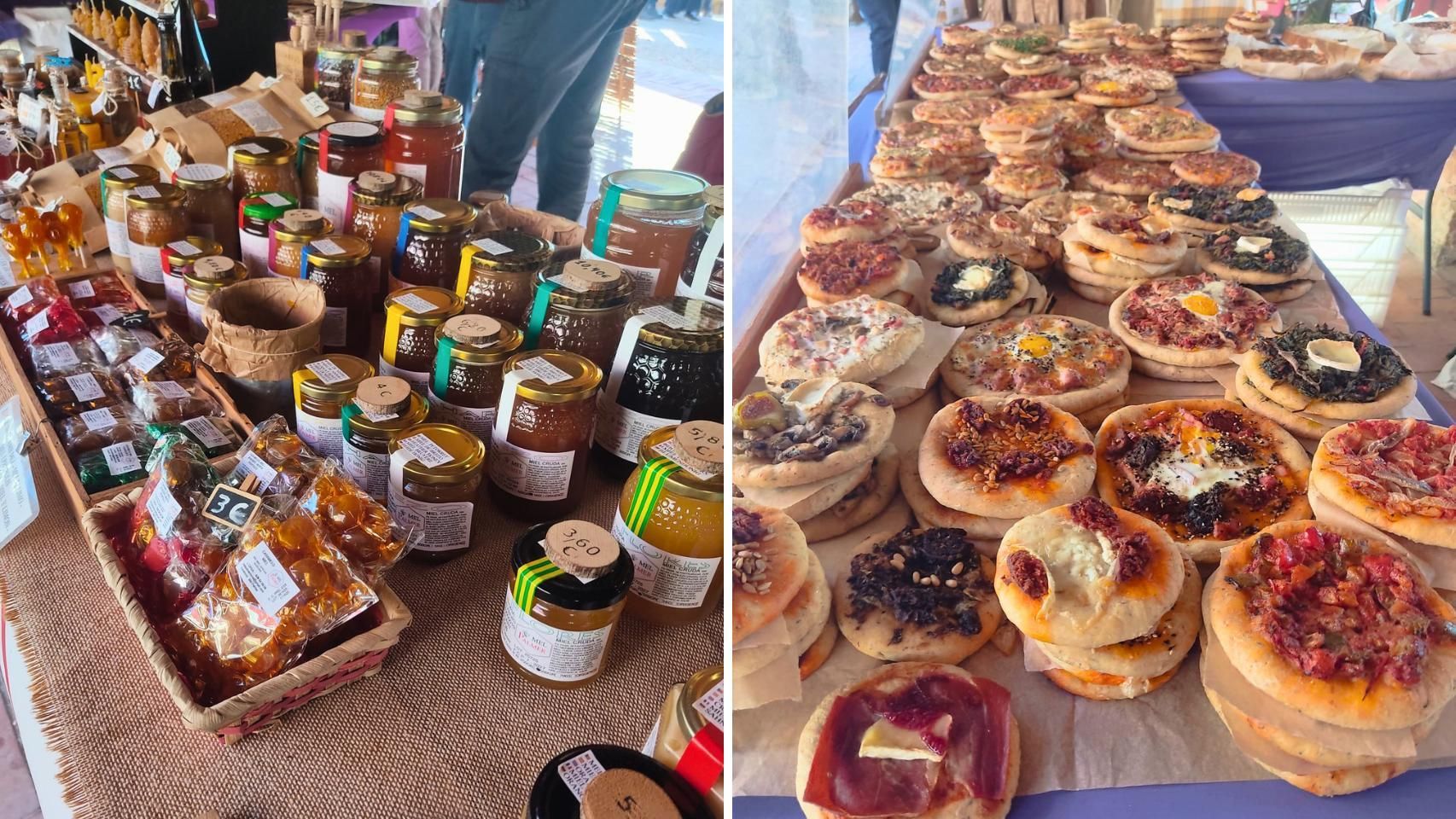 Productos típicos de la zona.