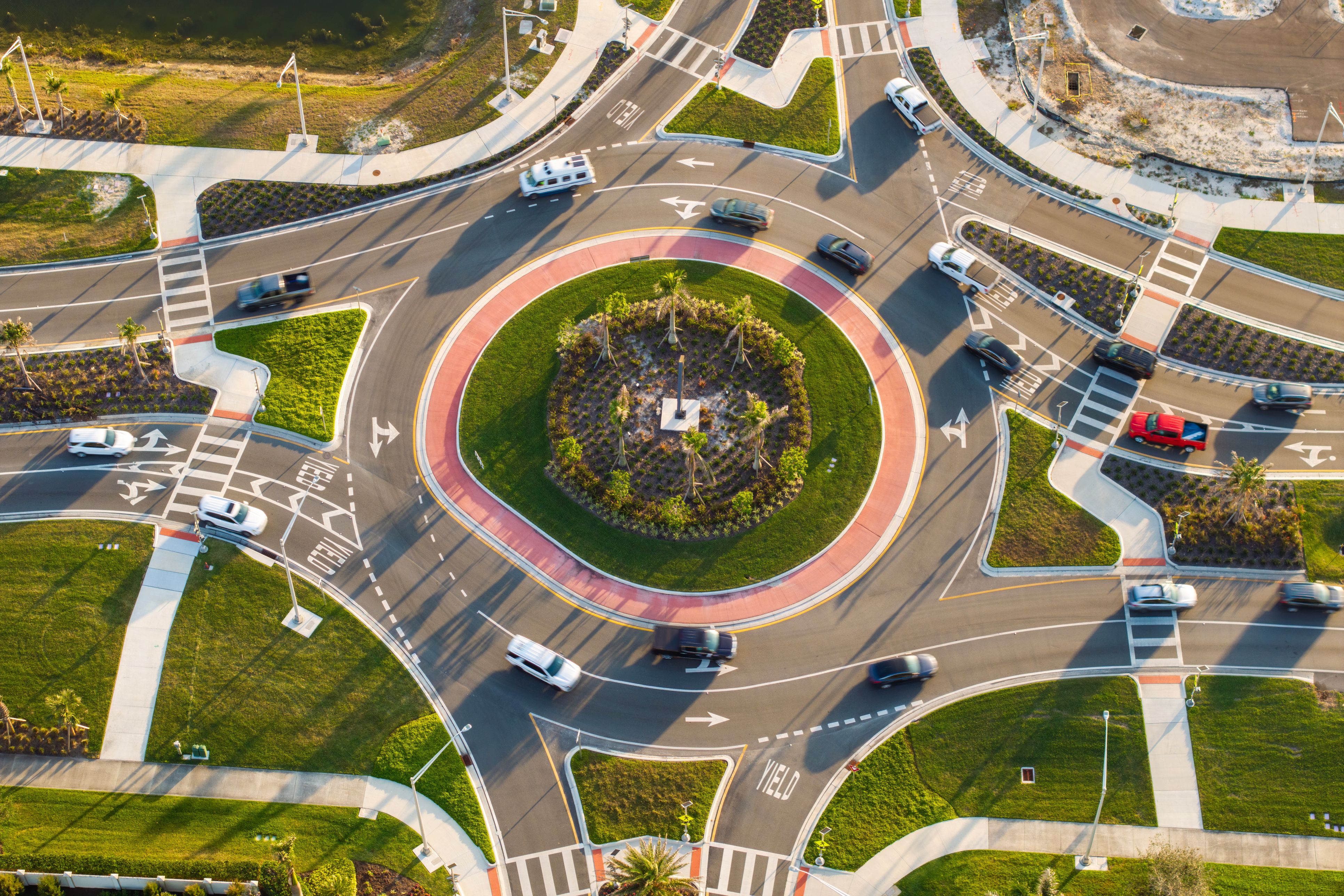 Intersección de rotondas.