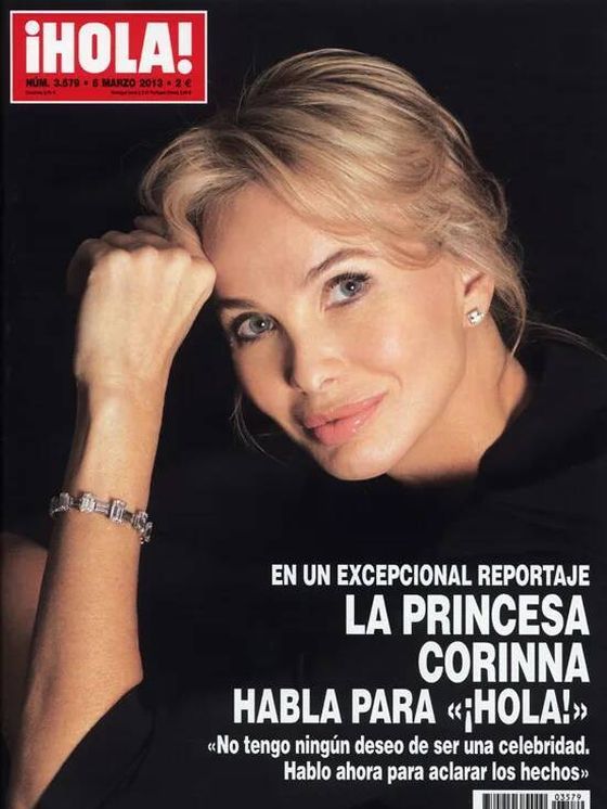 Corinna Larsen con la polémica pulsera.