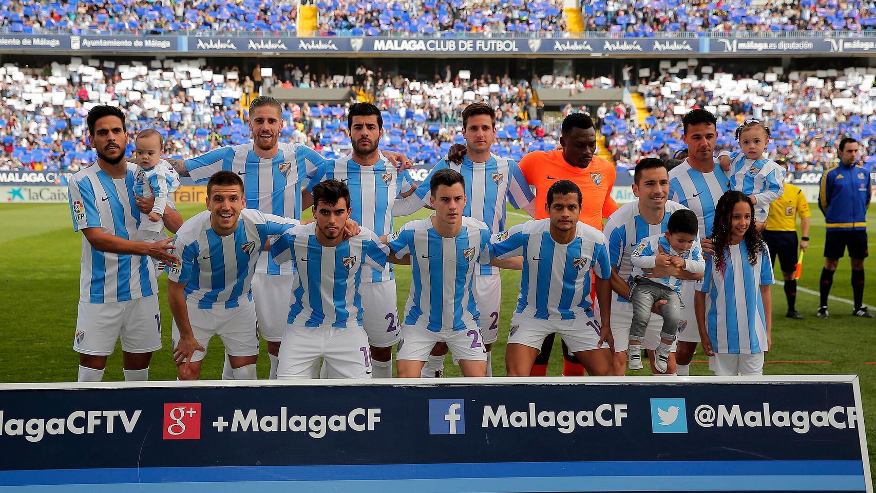 Alineación del Málaga en Primera División en la temporada 2015-2016