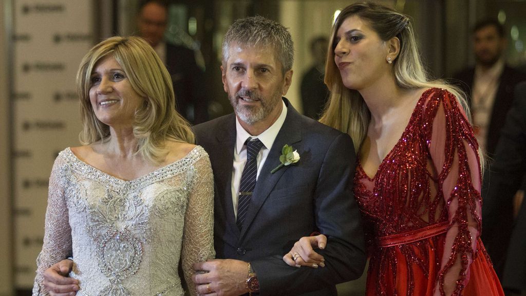 Padre, madre y hermana de Leo Messi.