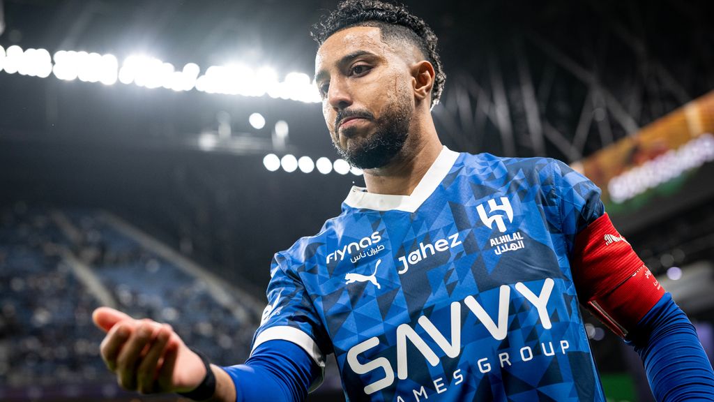 Salem Al Dawsari, durante un partido con el Al Hilal.
