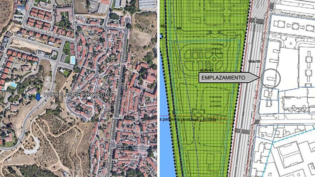 Los emplazamientos de las viviendas en La Cumbre y el Paseo Isabel La Católica. 