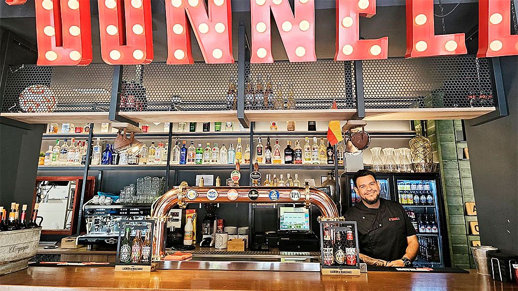 Gustavo Chirinos Rivas en el Bar O’Donnell de Valladolid. 