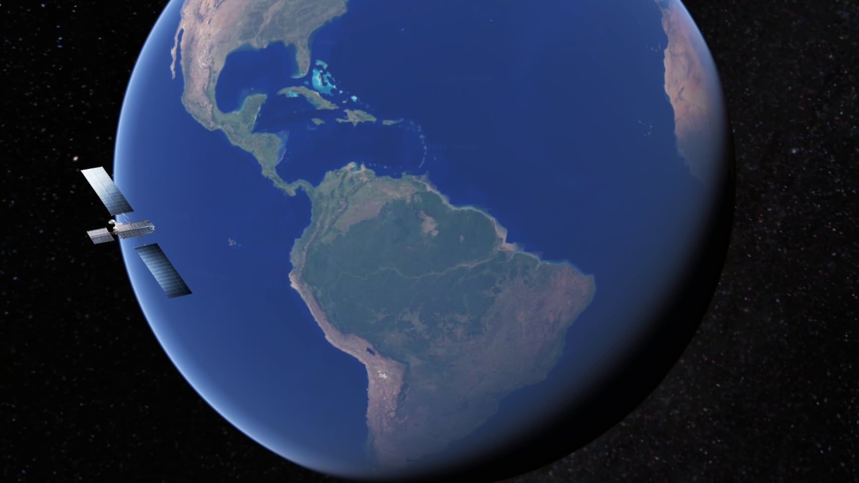 Satélte sobre Venezuela