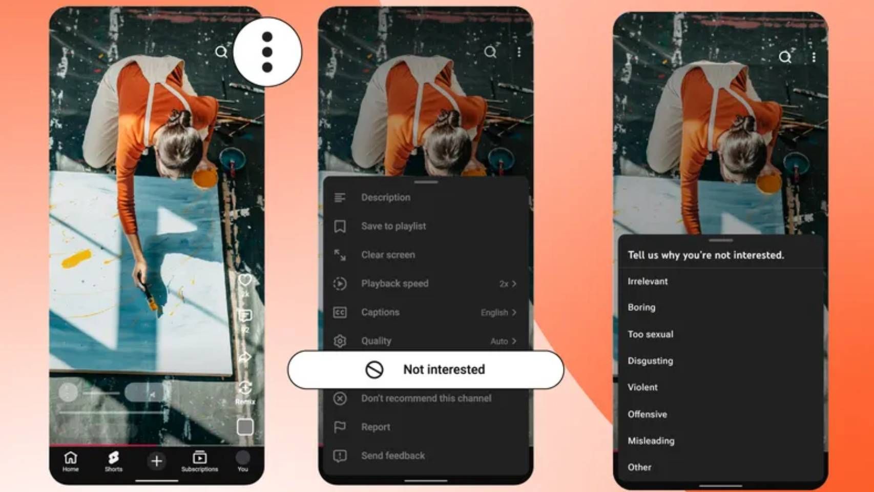 Las nuevas funciones de YouTube Shorts.
