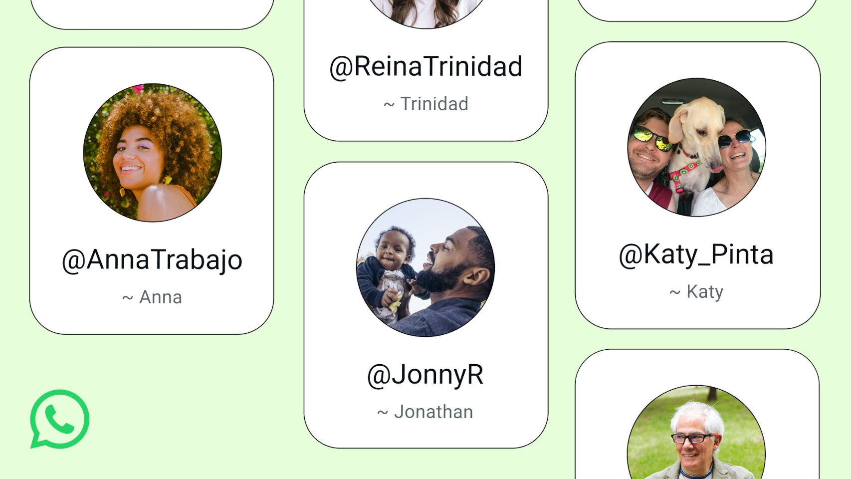 Nombre de usuario en WhatsApp