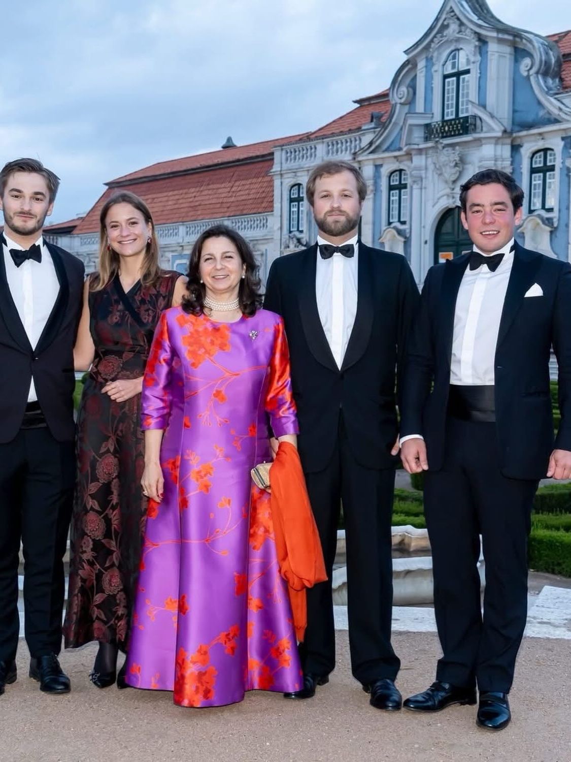 La familia Braganza.