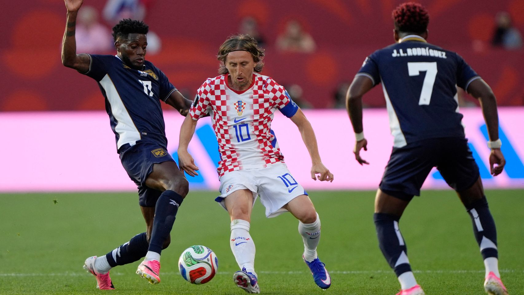 Modric, durante el partido del Mundial contra Panamá.