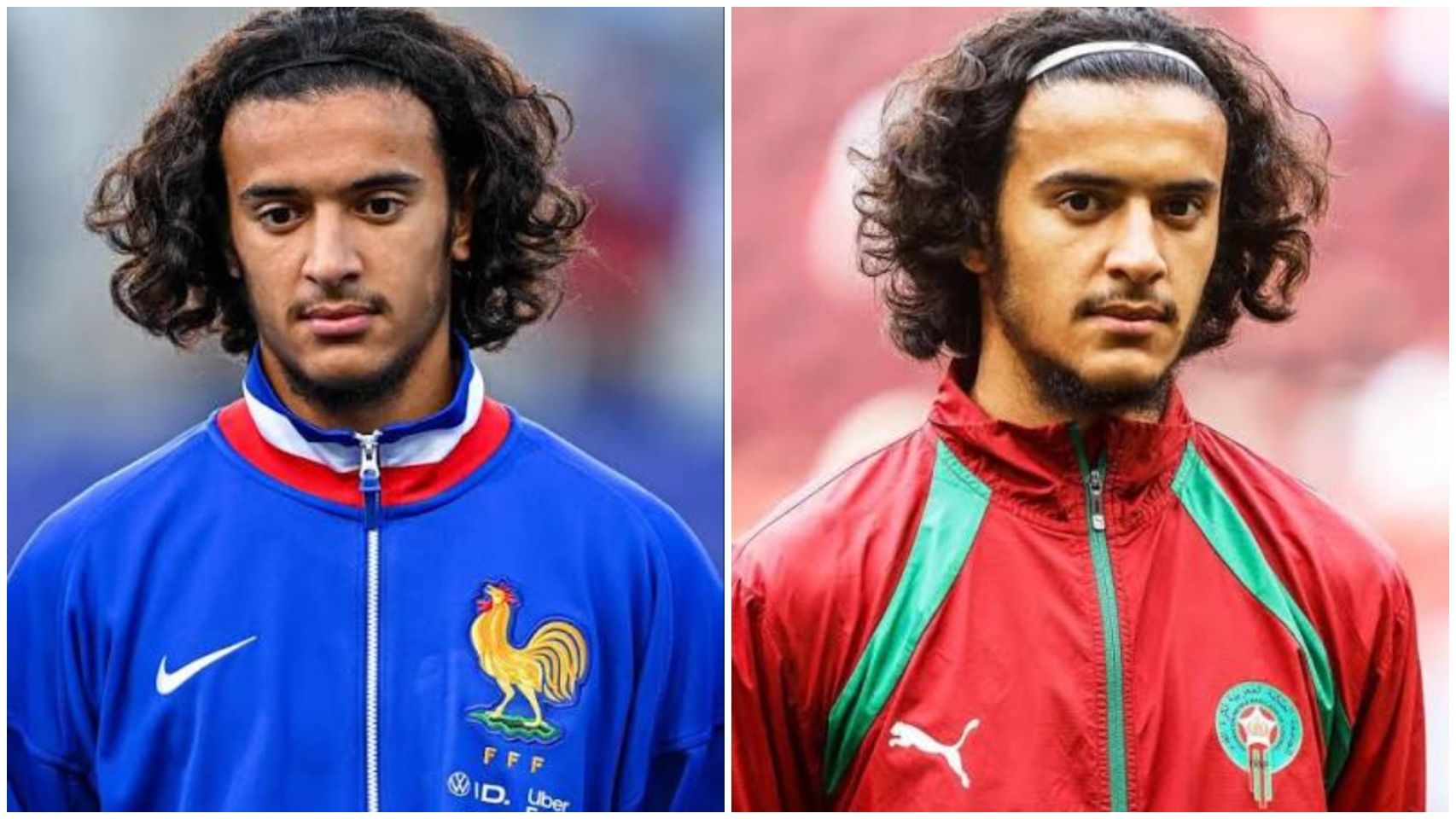 Ayyoub Bouaddi fue capitán de la sub21 de Francia y ahora juega el Mundial con Marruecos.