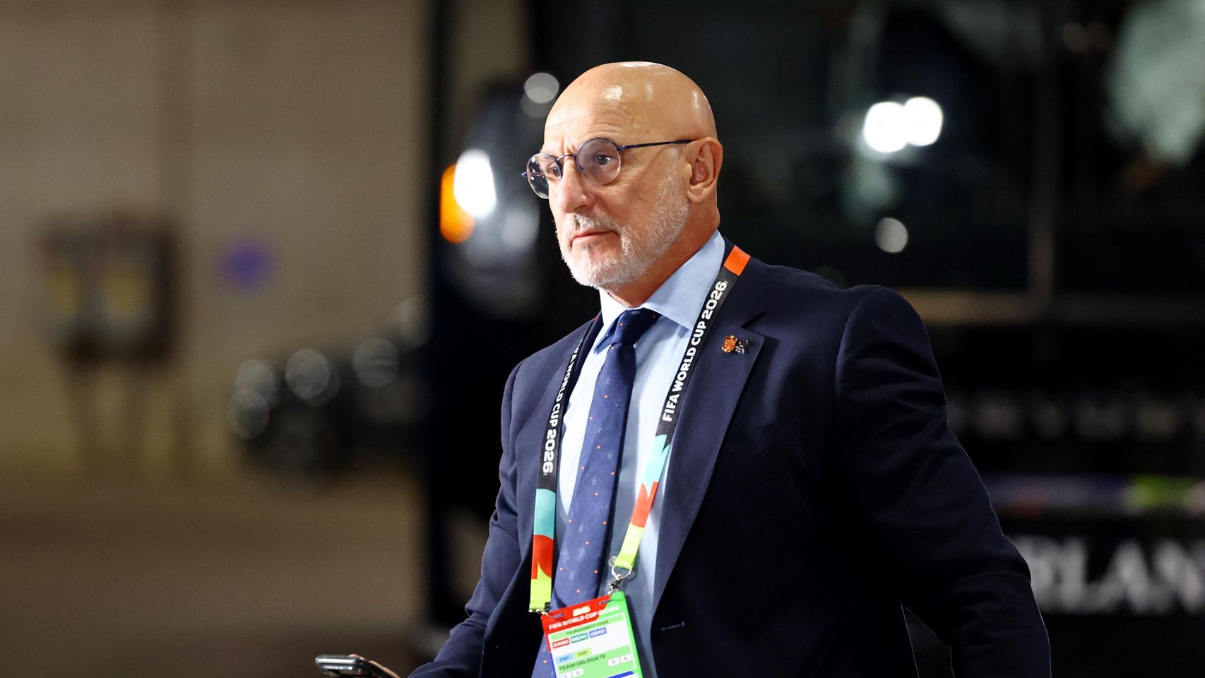 Luis de la Fuente, en el Mundial.
