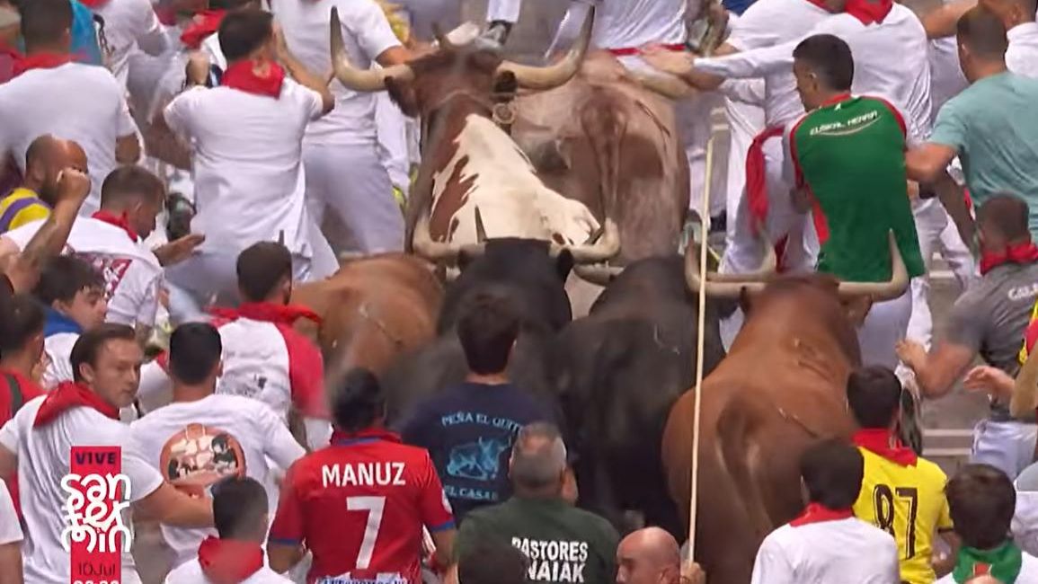 Cuarto encierro de San Fermín 2026, en directo