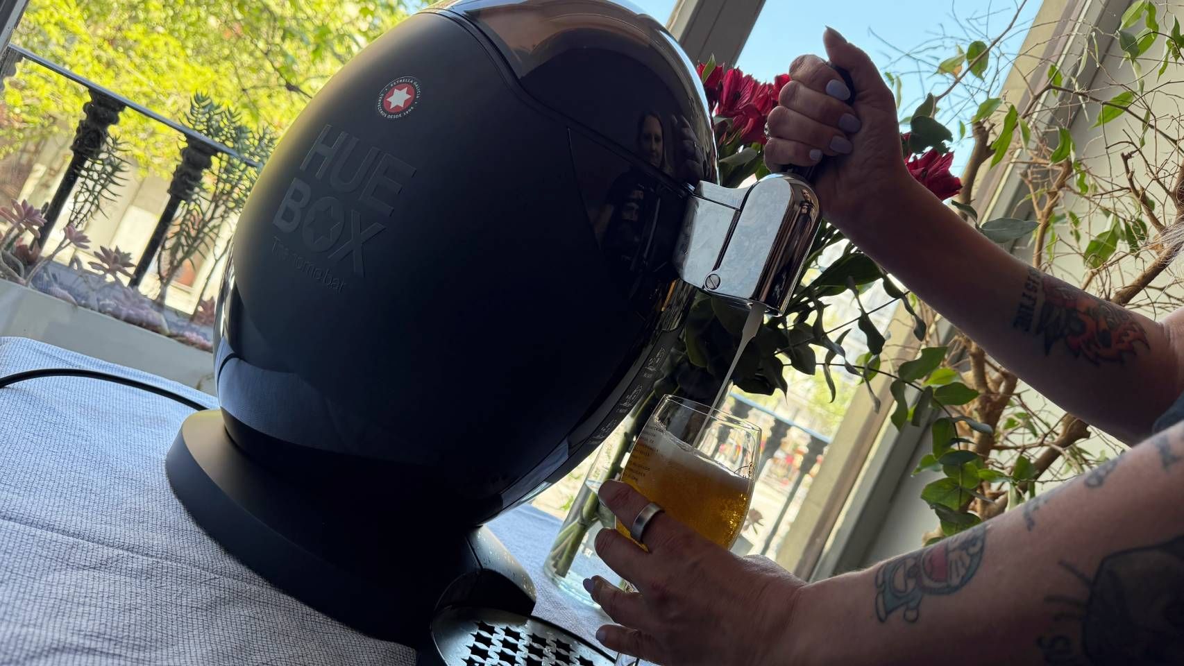 Huebox de Estrella Galicia.