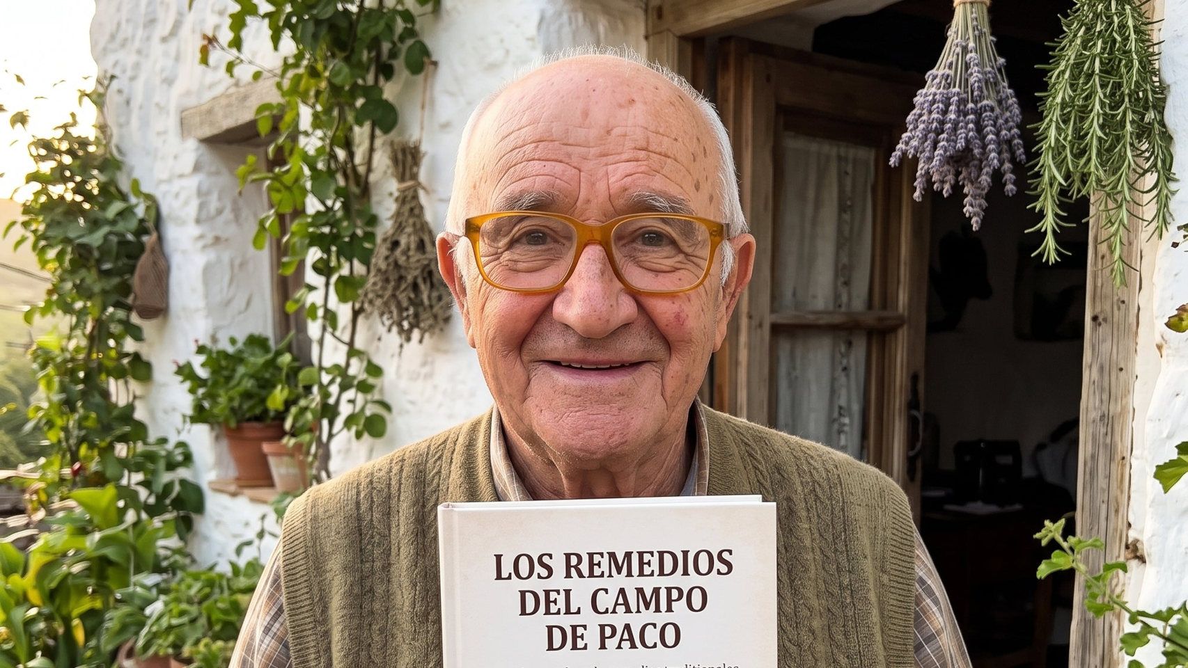 Paco del Campo posa con su 'libro'