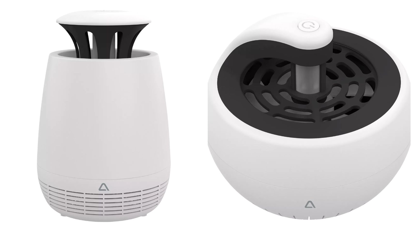 Lámpara antiinsectos con aspiración.