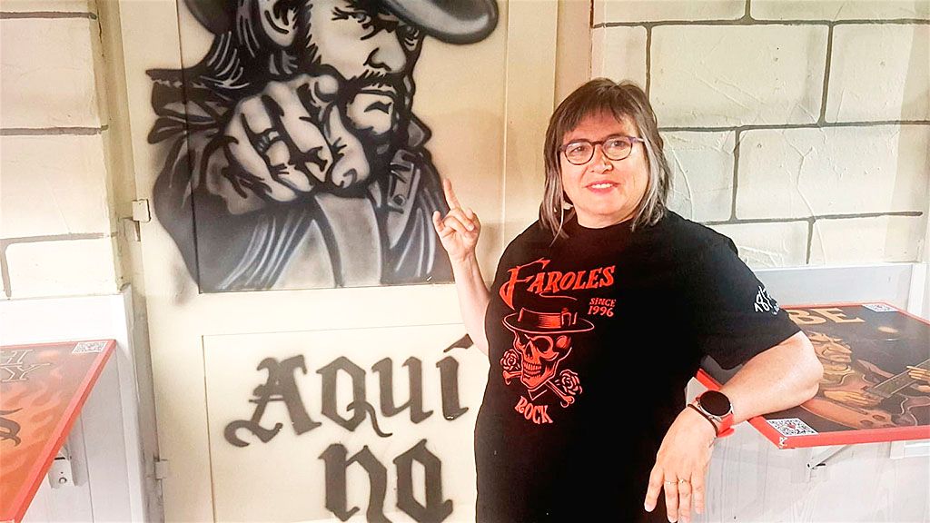 Otra imagen de Fanny en su establecimiento hostelero de Valladolid.