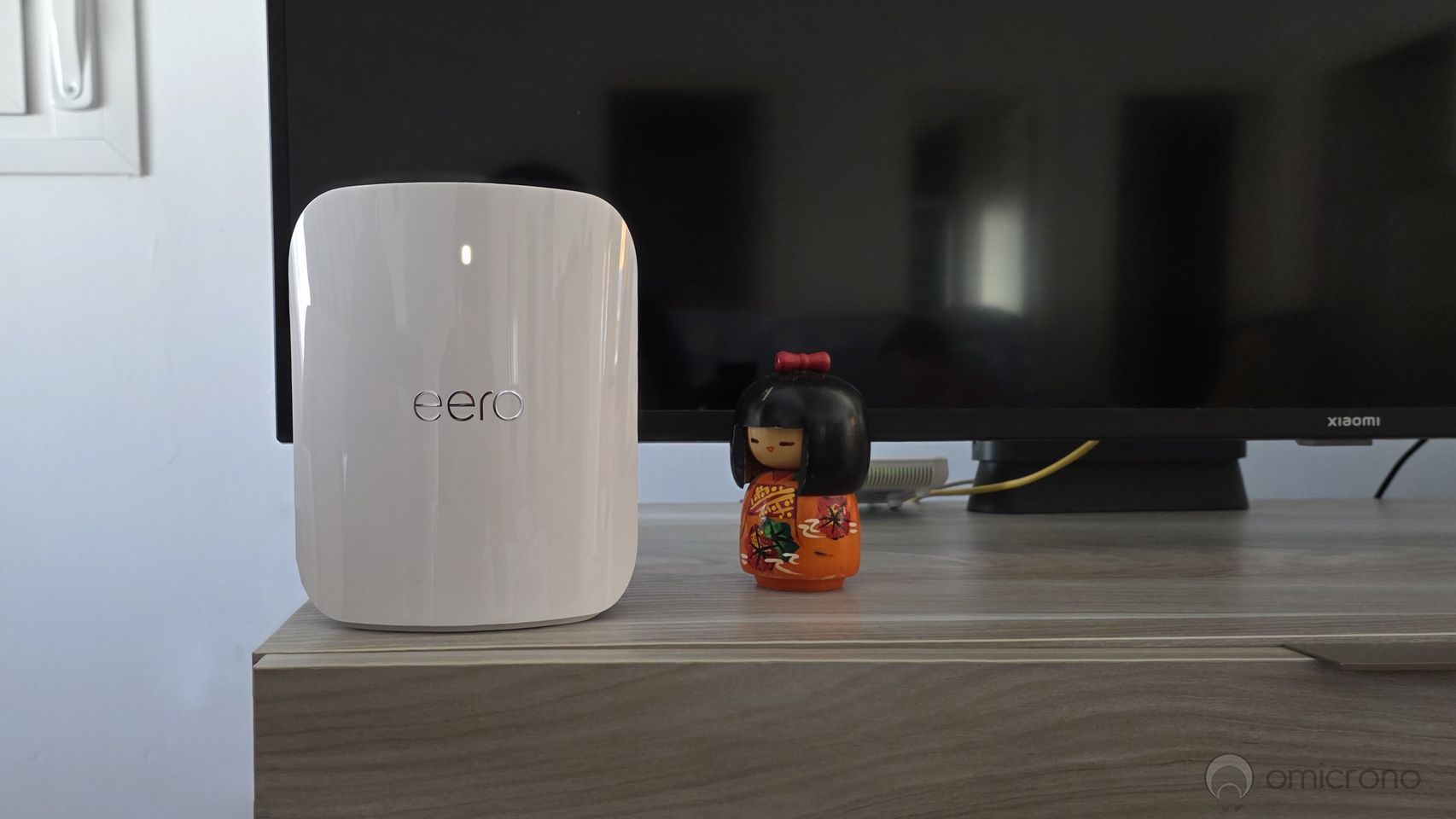 eero 7 Pro al que se conecta el eero Outdoor 7
