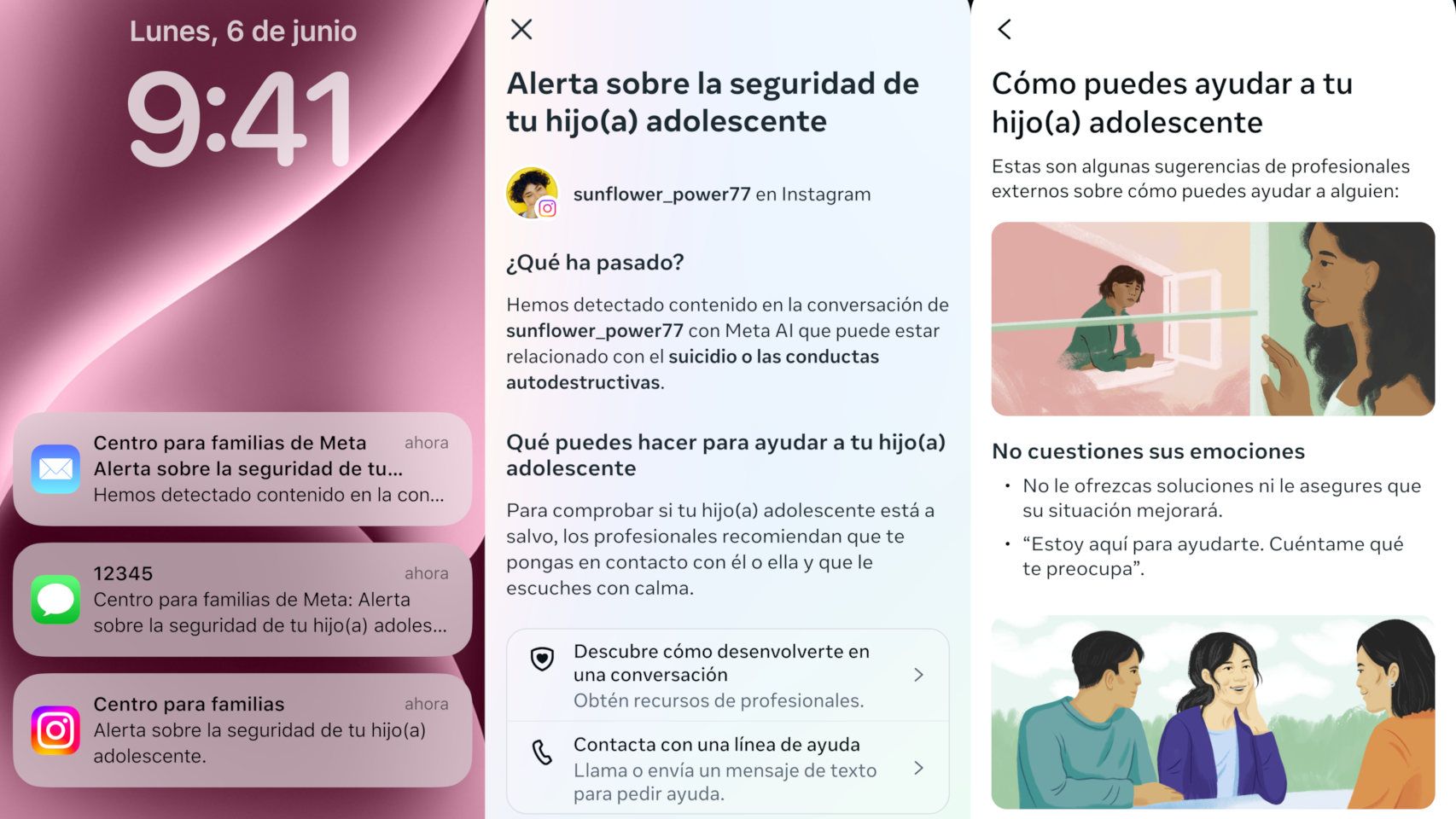 Nuevas alertas de Meta AI