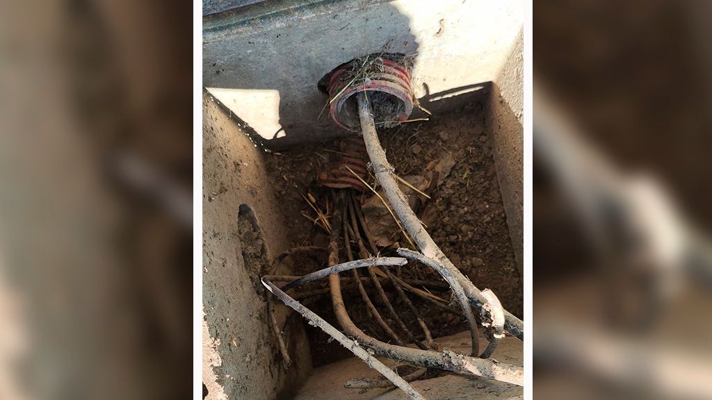 Robo de cableado de cobre en Zamora.