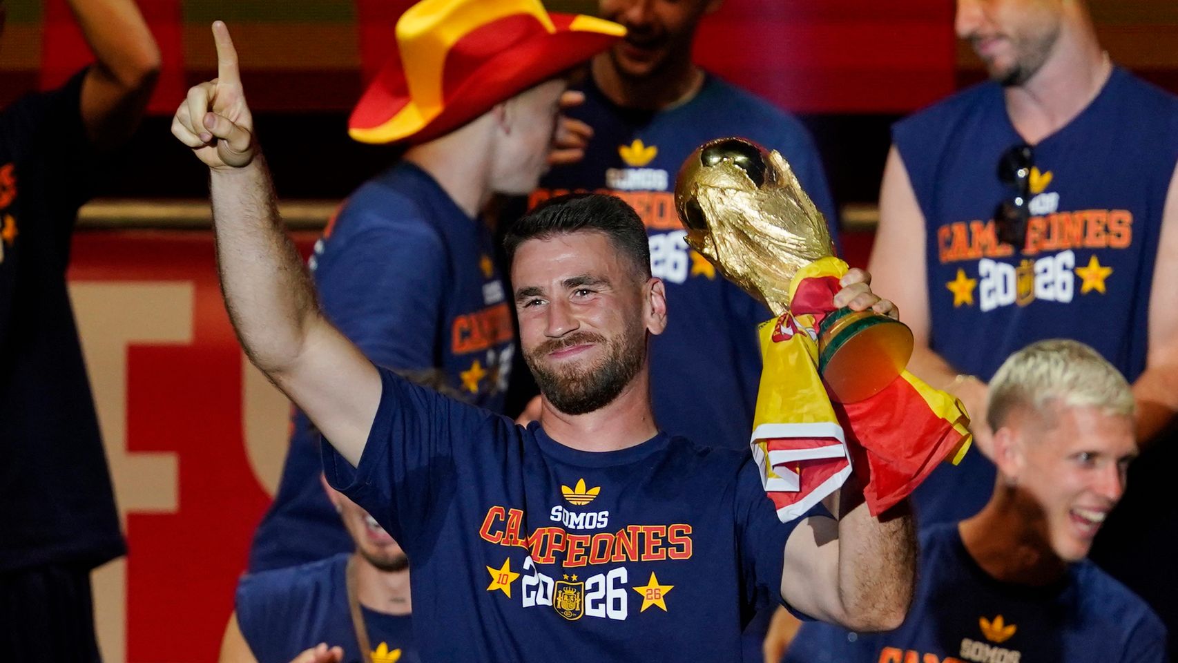 Celebración del Mundial de España hoy, en directo