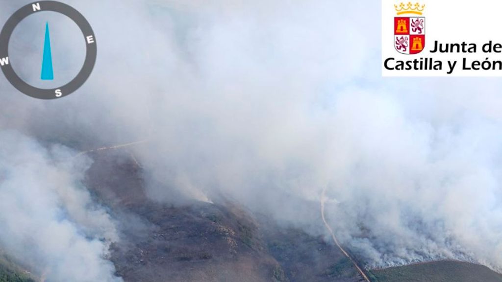 Incendio en Murias de Ponjos.