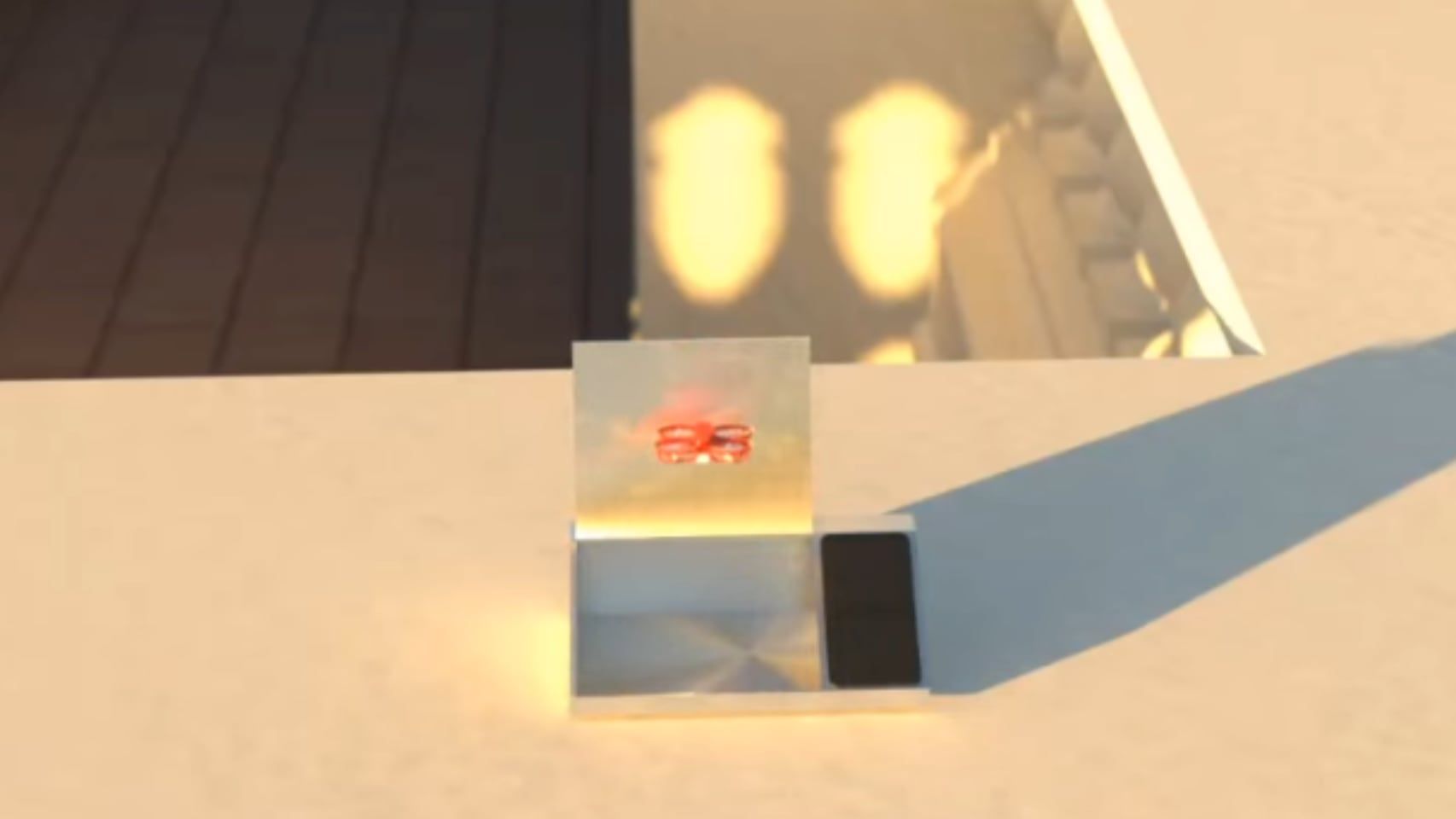 Drone volviendo a la base