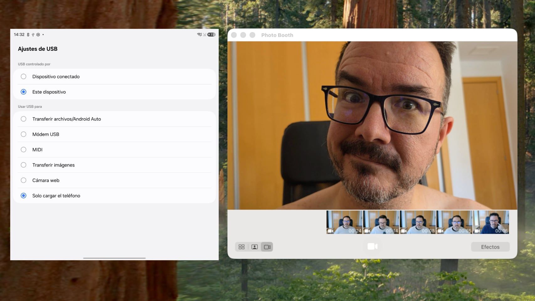 Interfaz webcam
