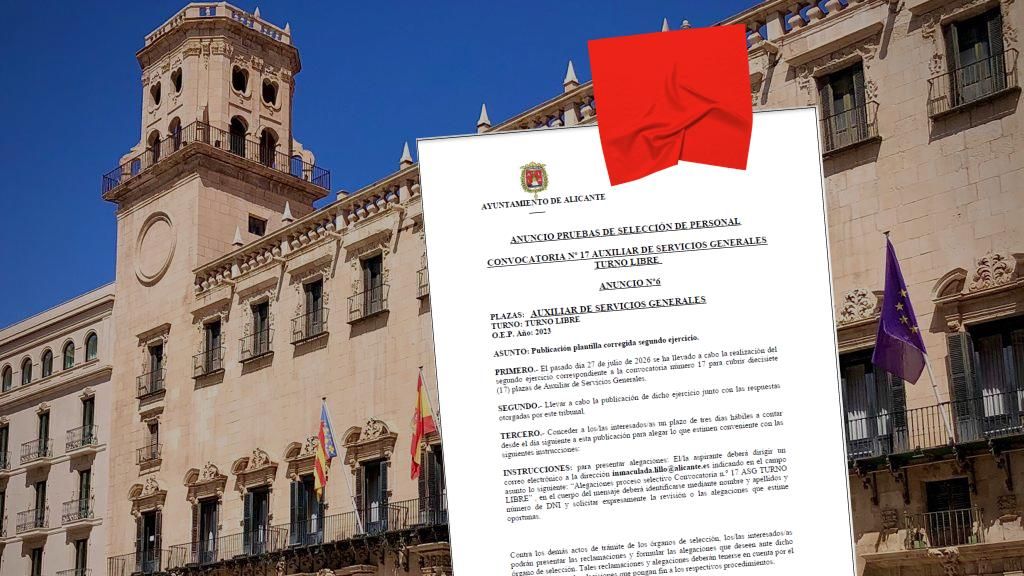 El Ayuntamiento de Alicante y las respuestas publicadas del examen.