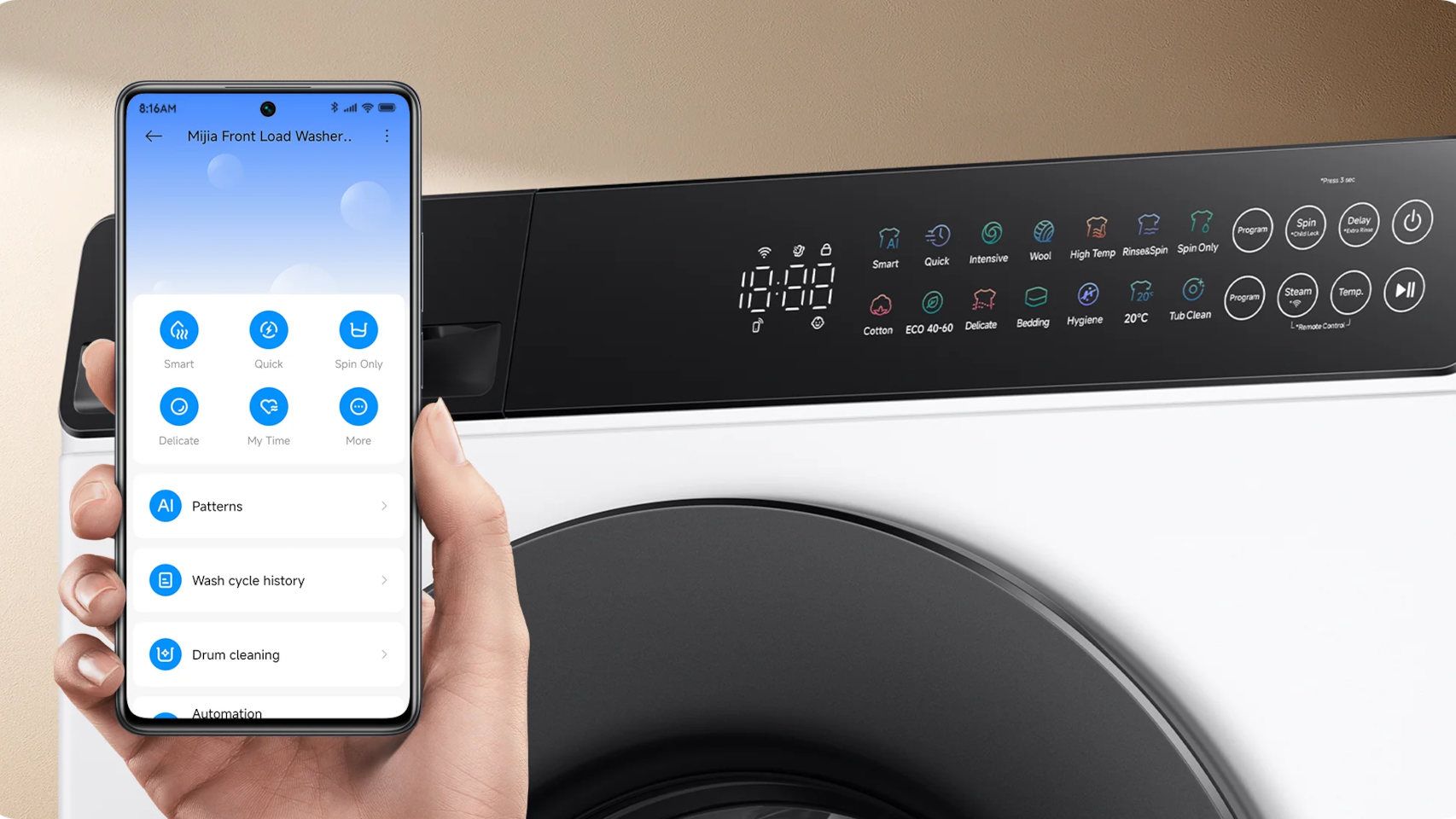 Las nuevas lavadoras de Xiaomi se conectan con el móvil
