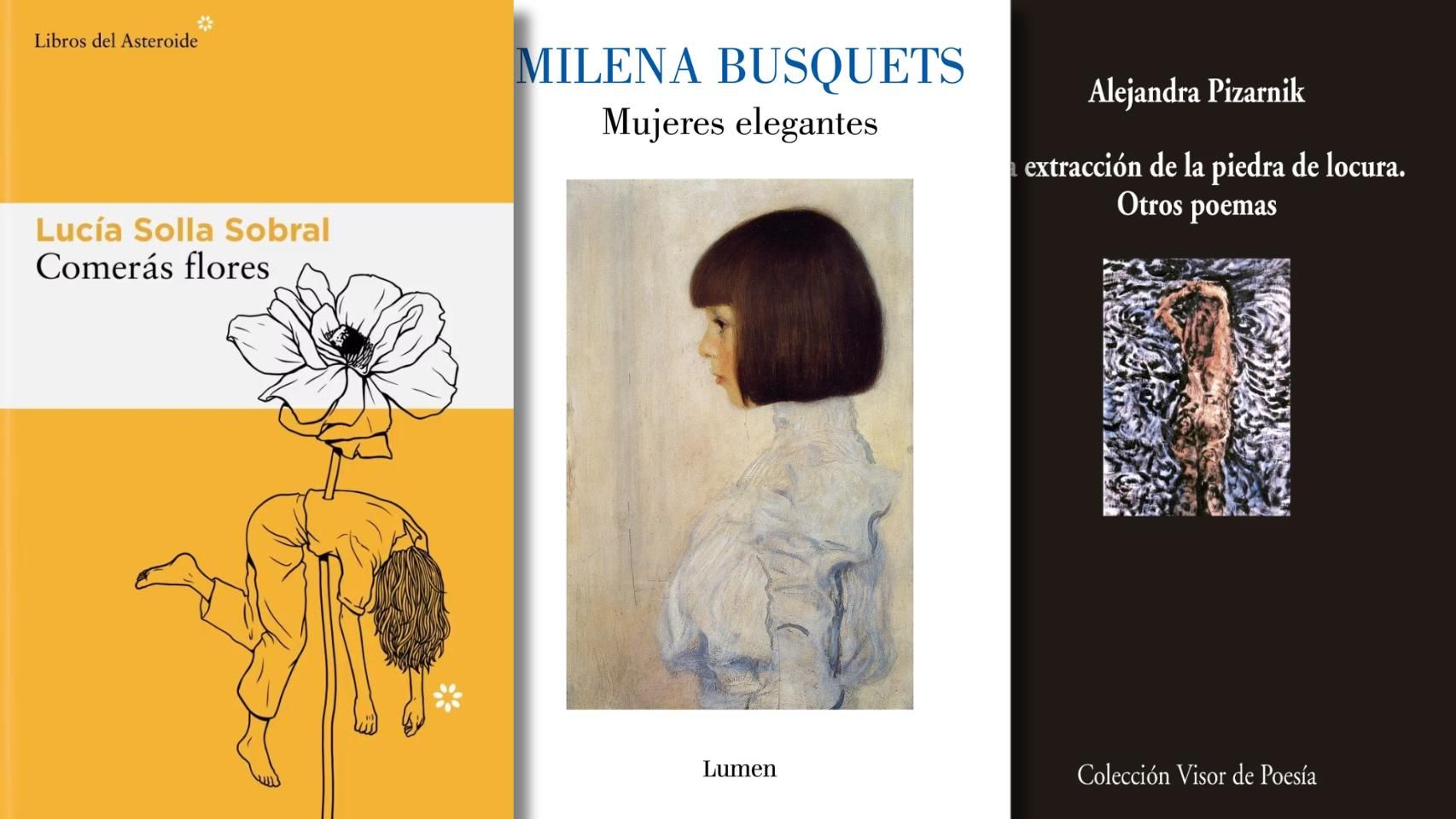 Los libros más vendidos en las categorías de Ficción, No Ficción y Poesía. 