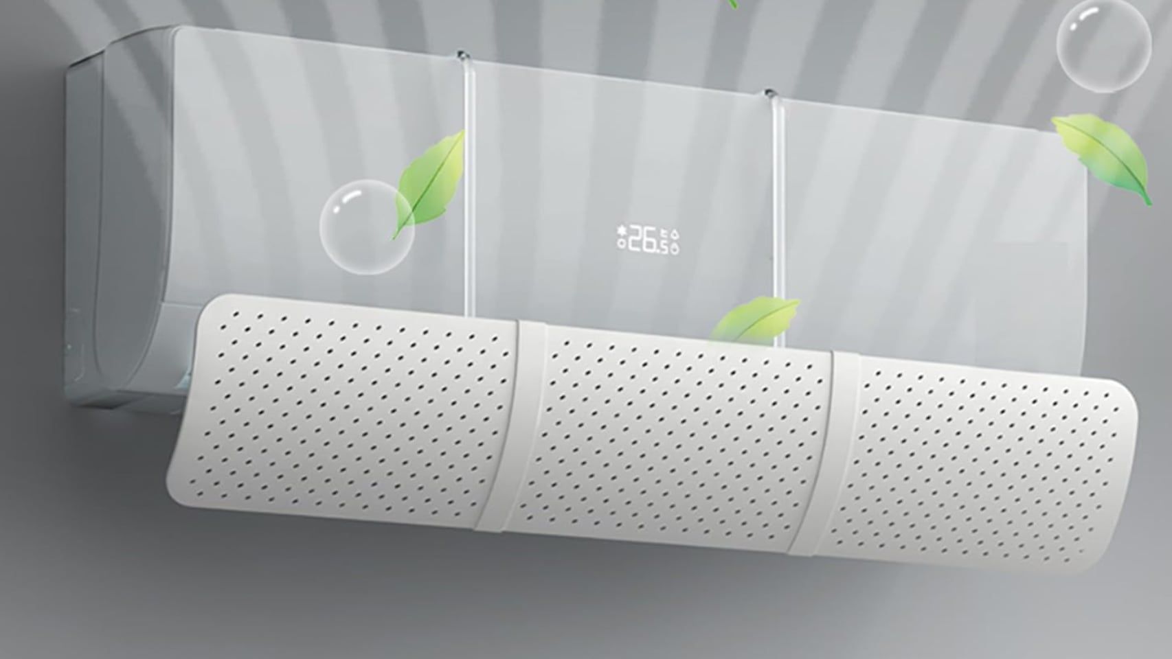 Deflector para el aire acondicionado