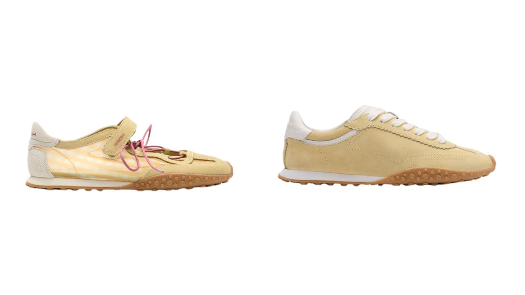 Zapatillas Bridge Bow Vichy Sun (izquierda): 150 euros. Zapatillas Bridge Mimosa: 140 euros.